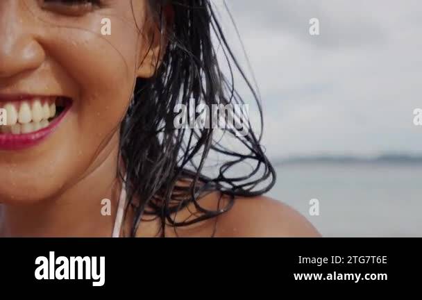 Woman in bikini laughing Stock Videos & Footage - HD and 4K Video Clips ...