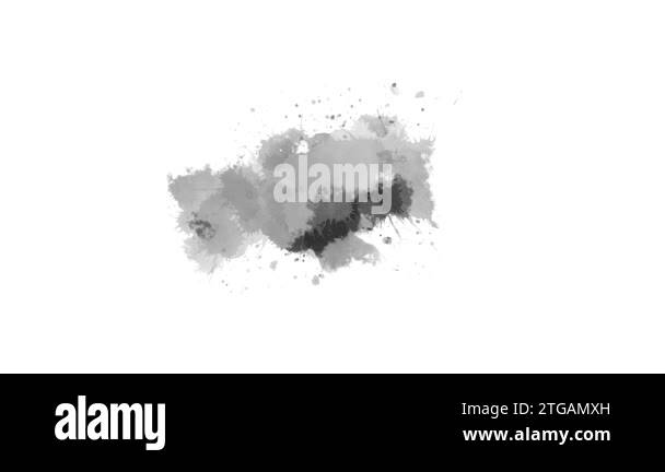 Splash color ink transition. ink drop splatter compositing. ink ...