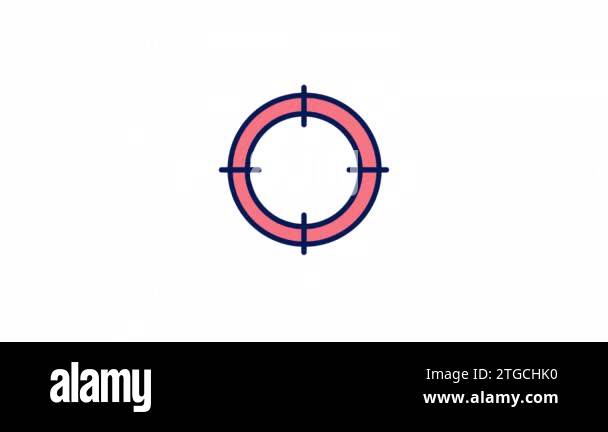 Animated bonus pursuit color ui icon. Gain money. Pursuit of reward and ...