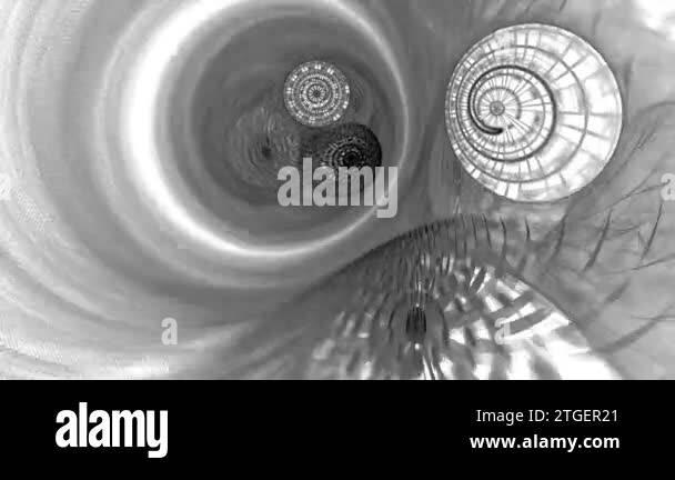 Black and White background for playing video jockey, VJ. Psychedelic ...