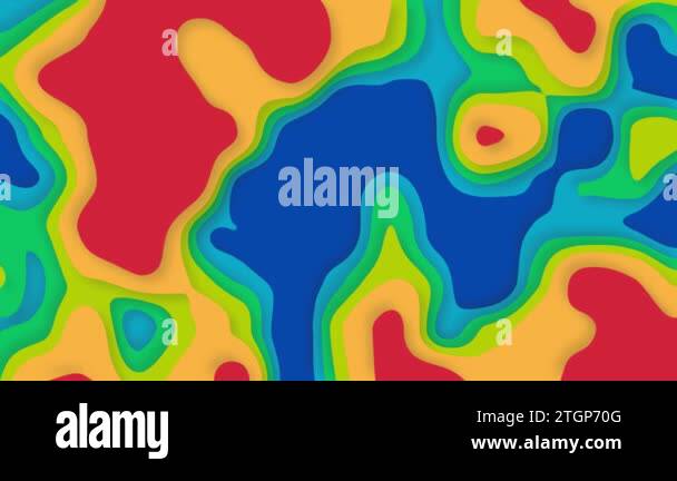 3D Topographic height map, geology survey. Topographic cartography ...