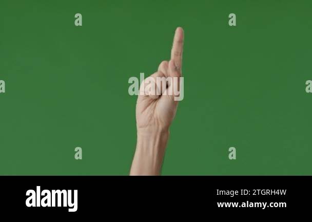 Close up male hand body part counting from one to five unrecognizable ...