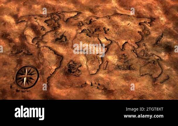 World map poster america map Stock Videos & Footage - HD and 4K Video ...