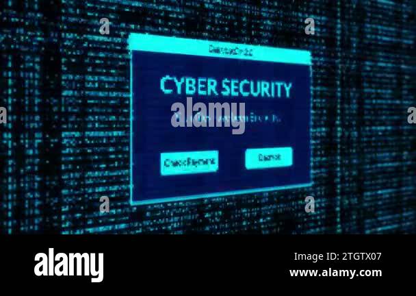 Cyber Security warning and check payment for decrypt system files ...