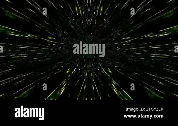 A 3D animation of an abstract repetitive sci-fi background with glowing ...