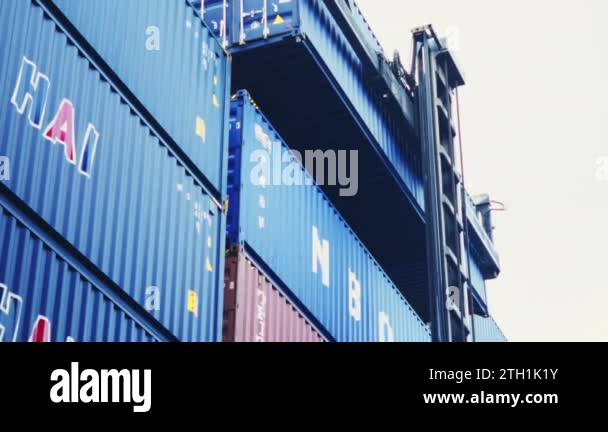 Container stacker Stock Videos & Footage - HD and 4K Video Clips - Alamy