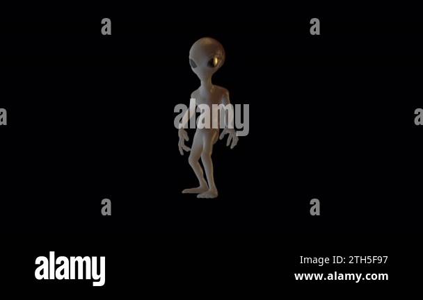 3d animation alien standing in Stock Videos & Footage - HD and 4K Video ...