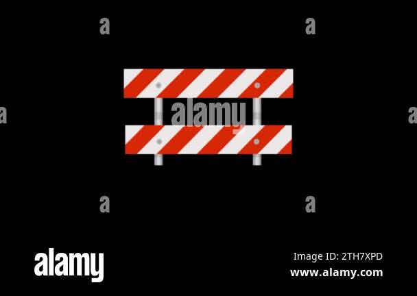 Road barrier Icon street traffic-barrier under construction warning ...
