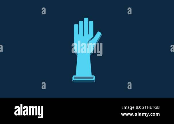 Blue medical rubber gloves icon Stock Videos & Footage - HD and 4K ...