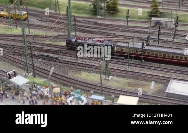 HAMBURG, GERMANY - July 2022: Miniatur Wunderland in Hamburg. Worlds ...