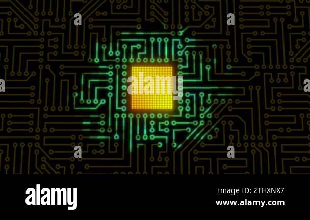 Circuit digital pulses explosion. Energy spreading in motherboard ...