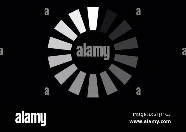 Loading Circle, Video. Loading Animation Icon on Transparent Background ...