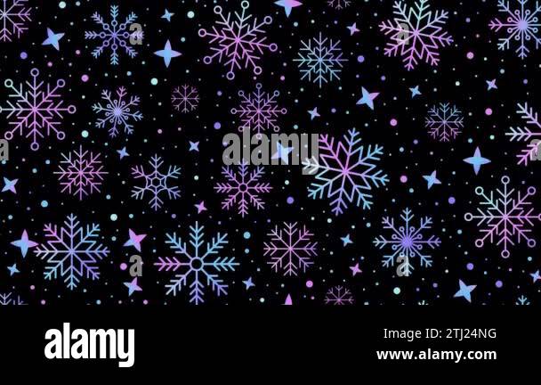 Alpha Pattern Snowflake Winter background with animated snowflakes. Pattern with snowflakes ...