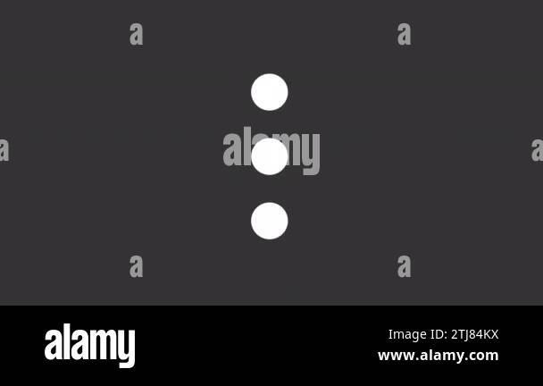 White kebab menu symbol icon Stock Videos & Footage - HD and 4K Video ...