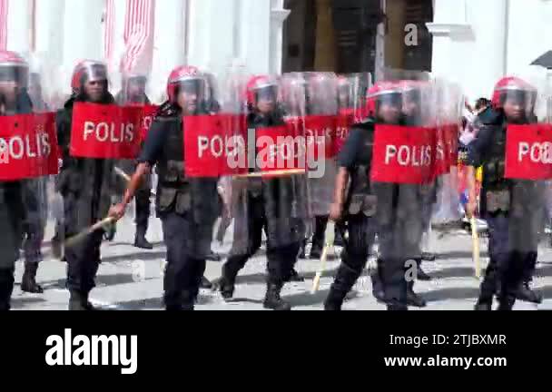 Red Leather Riot Riot police uniform helmet Stock Videos & Footage - HD and 4K Video ...