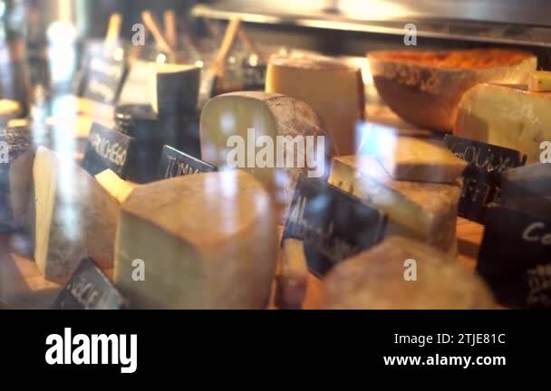 Cheese counter display cheeses Stock Videos & Footage - HD and 4K Video ...