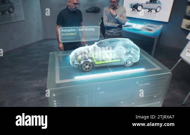 Development engineers are testing driverless autopilot system ...