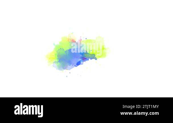 ink splatter transition effect animation. watercolor black ink splatter ...
