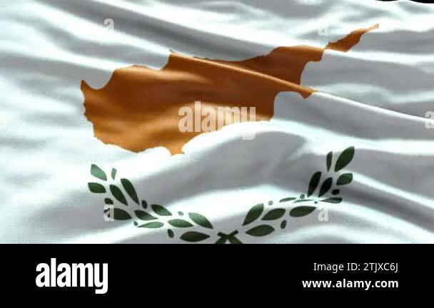 4k Render Cyprus Flag Video Waving In Wind Cyprus Flag Wave Loop 4k Render Cyprus Flag Video Waving In Wind Cyprus Flag Wave Loop