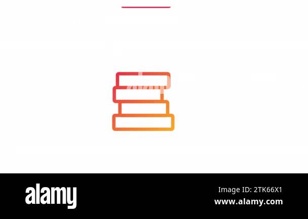 Animated dollar coins gradient icon. Income money. Profit from smart ...