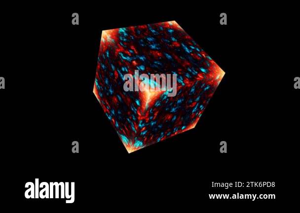 Eternal flame power overwhelming cube mystery core energy surface Stock ...