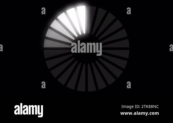 Loading Circulo Video Loading Circle Video with Glow. Loading Animation on Transparent ...