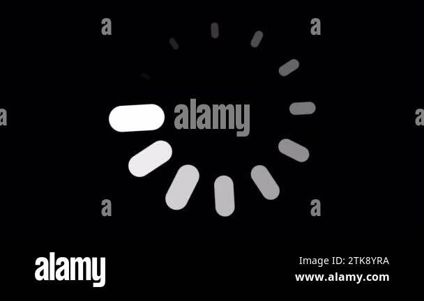 Loading Circle, Video. Loading Animation Icon on Transparent Background ...