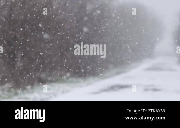 Empty road snowfall slow motion Stock Videos & Footage - HD and 4K ...