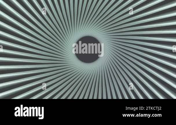 Rotating intro screensaver in the form of a circle and stripes ...