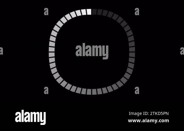 Loading Circle, Video. Loading Animation Icon on Transparent Background ...
