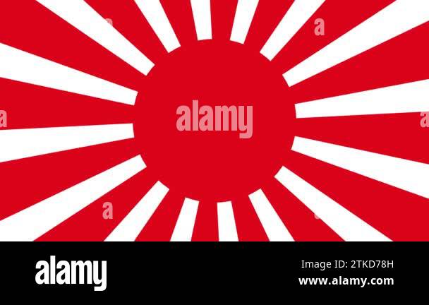 Imperial Japanese Army Flag, Rising Sun Flag, Empire of Japan Flag with ...