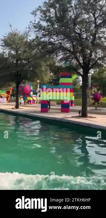 santa lucia ride in monterrey mexico, river boat ride on the river