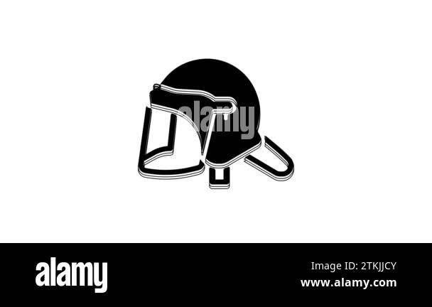 Riot police helmet black and white Stock Videos & Footage - HD and 4K ...