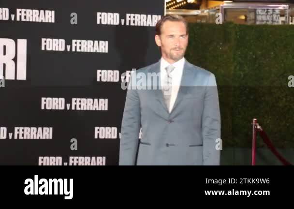 Josh Lucas At The Los Angeles Premiere Of Ford V Ferrari Held At The