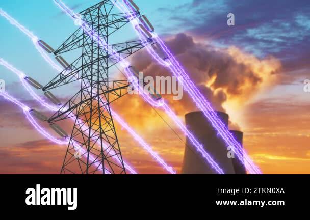 Electric power plant transmission Stock Videos & Footage - HD and 4K ...