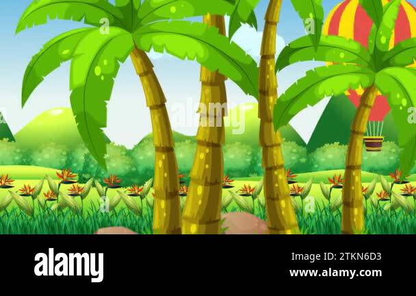 Animated Forest Background With Camera Moving From Left To Right ...