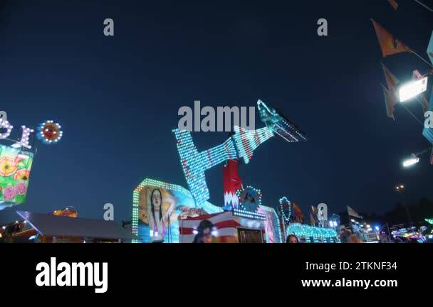 Night swing ride Stock Videos & Footage - HD and 4K Video Clips - Alamy