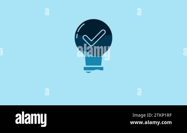 Light bulb check mark illustration Stock Videos & Footage - HD and 4K ...