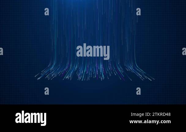 4K Deep learning science technology background. Network ai deep Machine ...