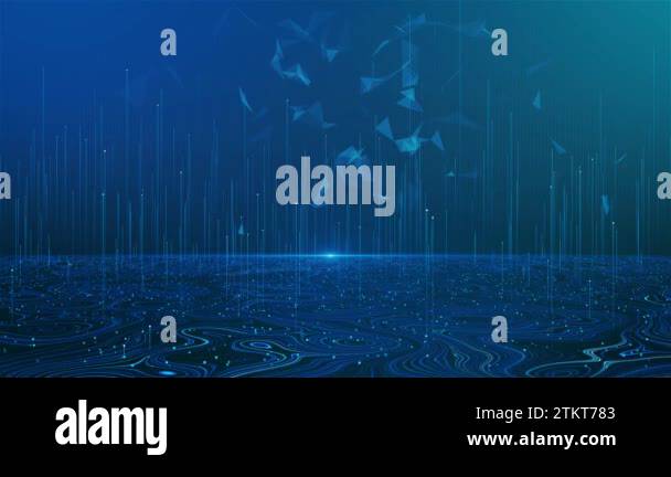 4K Deep learning science technology background. Network ai deep Machine ...