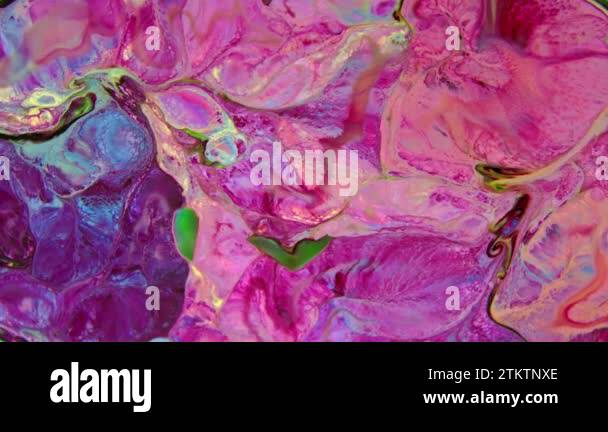Fluid art texture. Abstract backdrop with iridescent paint effect ...
