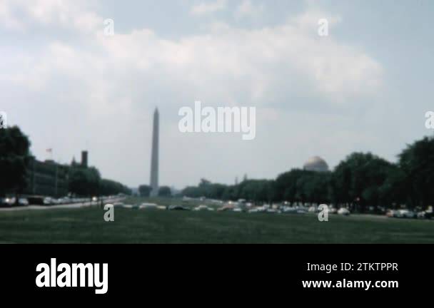 The towering Washington Monument as the centerpiece of the National Mall. The nostalgic ambiance 