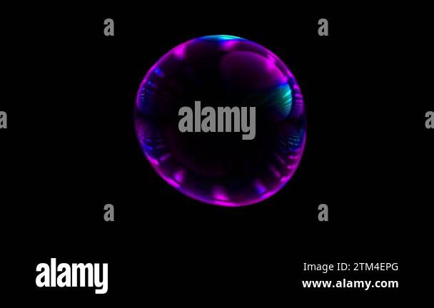 Water element background. Movement of air bubbles and RGB light on ...