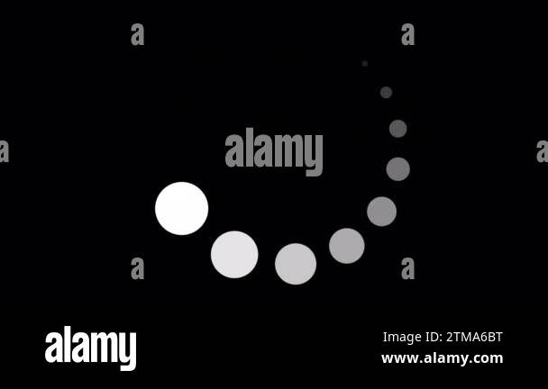 Loading Circle, Video. Loading Animation Icon on Transparent Background ...