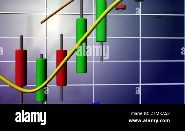 Stock market chart Stock Video Footage - Alamy
