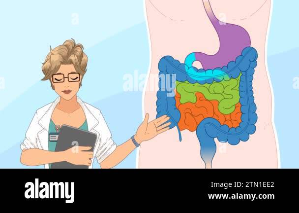 Educational video, educational cartoon. Video for kids. A doctor ...