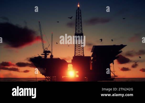 Oil rig in stormy ocean Stock Videos & Footage - HD and 4K Video Clips ...