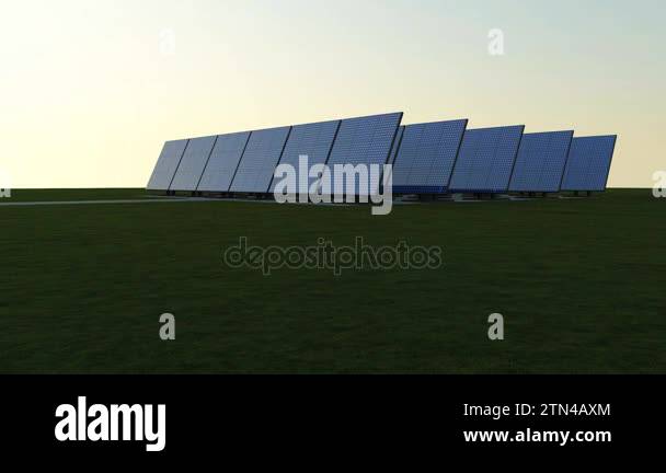 Animation modern solar panels Stock Videos & Footage - HD and 4K Video ...