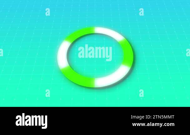 4K SIMPLE AND CLEN LOADING ANIMATION WITH DIGITAL DOTS GRID MOVING IN ...