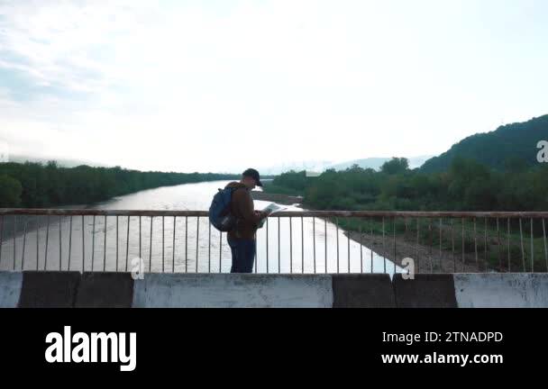 Tourist checking route map Stock Videos & Footage - HD and 4K Video ...